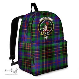 ScotsTee Shop Scottish Brodie Hunting Modern Clan Tartan Backpack - Crest Classic
