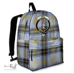 ScotsTee Shop Scottish Bell of the Borders Clan Tartan Backpack - Crest Classic