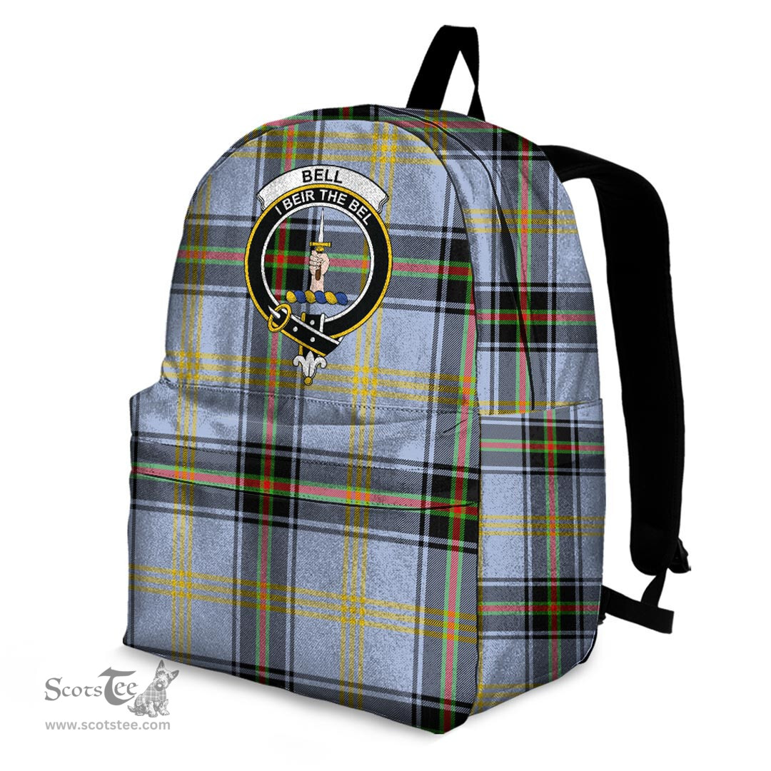 ScotsTee Shop Scottish Bell of the Borders Clan Tartan Backpack - Crest Classic