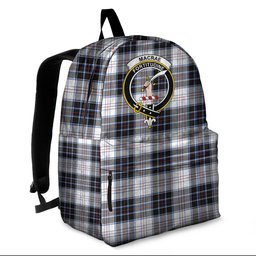 ScotsTee Shop Scottish MacRae Dress Modern Clan Tartan Backpack - Crest Classic