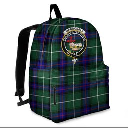 ScotsTee Shop Scottish MacDonald of the Isles Hunting Modern Clan Tartan Backpack - Crest Classic