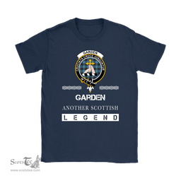 ScotsTee Shop Scottish Garden (of Gardyne) Clan Crest Scottish Legend T Shirt