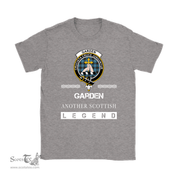 ScotsTee Shop Scottish Garden (of Gardyne) Clan Crest Scottish Legend T Shirt