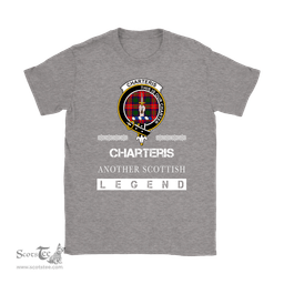 ScotsTee Shop Scottish Charteris (Earl of Wemyss) Clan Crest Scottish Legend T Shirt