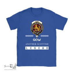 ScotsTee Shop Scottish Gow (or McGouan) Clan Crest Scottish Legend T Shirt