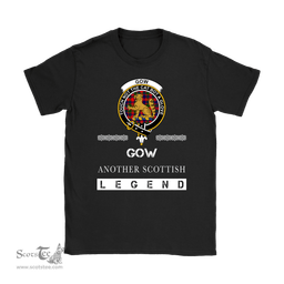 ScotsTee Shop Scottish Gow (or McGouan) Clan Crest Scottish Legend T Shirt