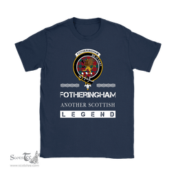 ScotsTee Shop Scottish Fotheringham Clan Crest Scottish Legend T Shirt