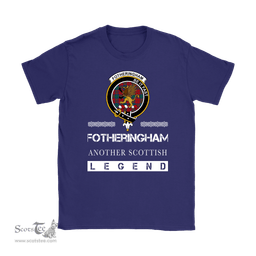 ScotsTee Shop Scottish Fotheringham Clan Crest Scottish Legend T Shirt