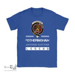 ScotsTee Shop Scottish Fotheringham Clan Crest Scottish Legend T Shirt