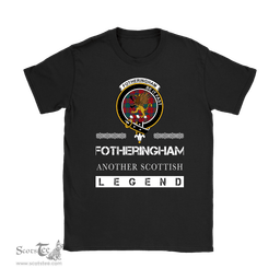 ScotsTee Shop Scottish Fotheringham Clan Crest Scottish Legend T Shirt