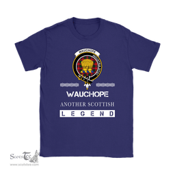 ScotsTee Shop Scottish Wauchope (or Waugh) Clan Crest Scottish Legend T Shirt