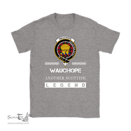 ScotsTee Shop Scottish Wauchope (or Waugh) Clan Crest Scottish Legend T Shirt