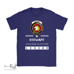 ScotsTee Shop Scottish Stewart (of Appin) Clan Crest Scottish Legend T Shirt
