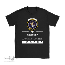 ScotsTee Shop Scottish Murray (of Dysart) Clan Crest Scottish Legend T Shirt