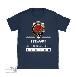 ScotsTee Shop Scottish Stewart (Stuart) of Bute Clan Crest Scottish Legend T Shirt