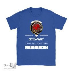 ScotsTee Shop Scottish Stewart (Stuart) of Bute Clan Crest Scottish Legend T Shirt