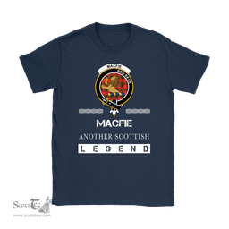 ScotsTee Shop Scottish MacFie (of Dreghorn) Clan Crest Scottish Legend T Shirt
