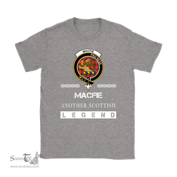 ScotsTee Shop Scottish MacFie (of Dreghorn) Clan Crest Scottish Legend T Shirt