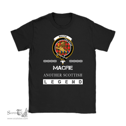 ScotsTee Shop Scottish MacFie (of Dreghorn) Clan Crest Scottish Legend T Shirt