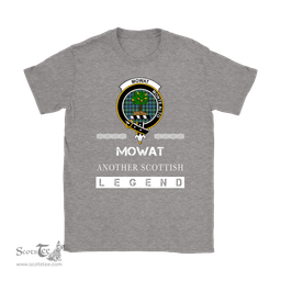 ScotsTee Shop Scottish Mowat (of Inglistoun) Clan Crest Scottish Legend T Shirt