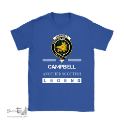 ScotsTee Shop Scottish Campbell (of Breadalbane) Clan Crest Scottish Legend T Shirt