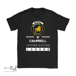 ScotsTee Shop Scottish Campbell (of Breadalbane) Clan Crest Scottish Legend T Shirt