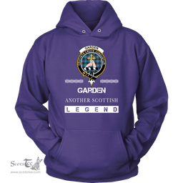 ScotsTee Shop Scottish Garden (of Gardyne) Clan Crest Scottish Legend Hoodie