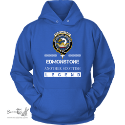 ScotsTee Shop Scottish Edmonstone (of Duntreath) Clan Crest Scottish Legend Hoodie