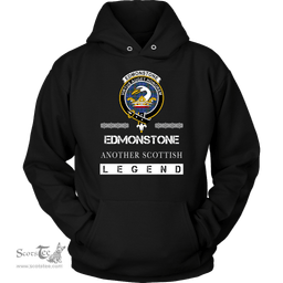ScotsTee Shop Scottish Edmonstone (of Duntreath) Clan Crest Scottish Legend Hoodie