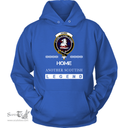 ScotsTee Shop Scottish Home (or Hume) Clan Crest Scottish Legend Hoodie
