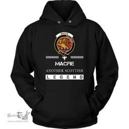 ScotsTee Shop Scottish MacFie (of Dreghorn) Clan Crest Scottish Legend Hoodie