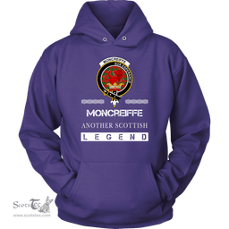 ScotsTee Shop Scottish Moncreiffe (or Moncreiff) Clan Crest Scottish Legend Hoodie