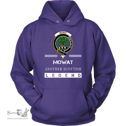 ScotsTee Shop Scottish Mowat (of Inglistoun) Clan Crest Scottish Legend Hoodie