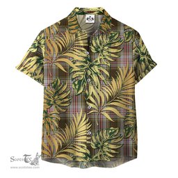 ScotsTee Shop Scottish Anderson Dress Clan Tartan Vintage Leaves Hawaiian Shirt