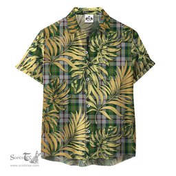 ScotsTee Shop Scottish Madewell Dress Clan Tartan Vintage Leaves Hawaiian Shirt