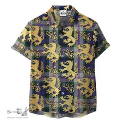 ScotsTee Shop Scottish Baird Dress Clan Tartan Lion Rampant Hawaiian Shirt