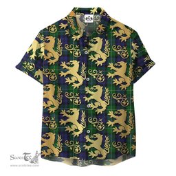 ScotsTee Shop Scottish Campbell of Argyll 03 Clan Tartan Lion Rampant Hawaiian Shirt
