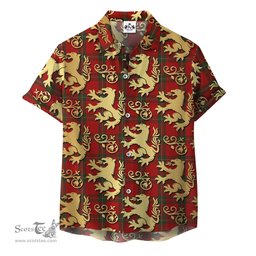 ScotsTee Shop Scottish MacGregor 02 Clan Tartan Lion Rampant Hawaiian Shirt