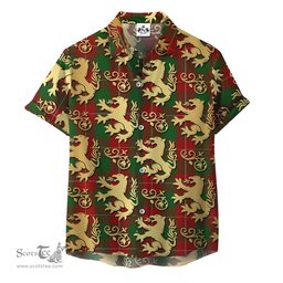 ScotsTee Shop Scottish Macfie - MacPhie Clan Tartan Lion Rampant Hawaiian Shirt