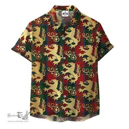 ScotsTee Shop Scottish MacDuff 01 Clan Tartan Lion Rampant Hawaiian Shirt