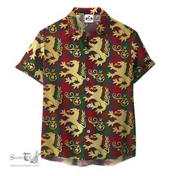 ScotsTee Shop Scottish MacKintosh 01 Clan Tartan Lion Rampant Hawaiian Shirt