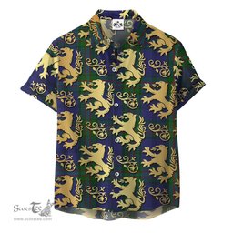 ScotsTee Shop Scottish Prestoungrange Clan Tartan Lion Rampant Hawaiian Shirt
