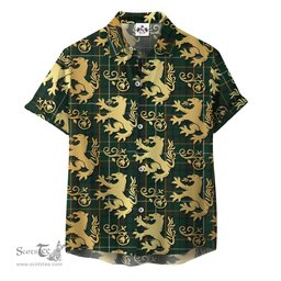 ScotsTee Shop Scottish MacStumer Hunting Clan Tartan Lion Rampant Hawaiian Shirt