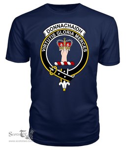 ScotsTee Shop Scottish Donnachaidh Clan Tartan Scottish Clans Crest T Shirt