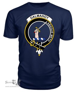 ScotsTee Shop Scottish Dalmahoy Clan Tartan Scottish Clans Crest T Shirt