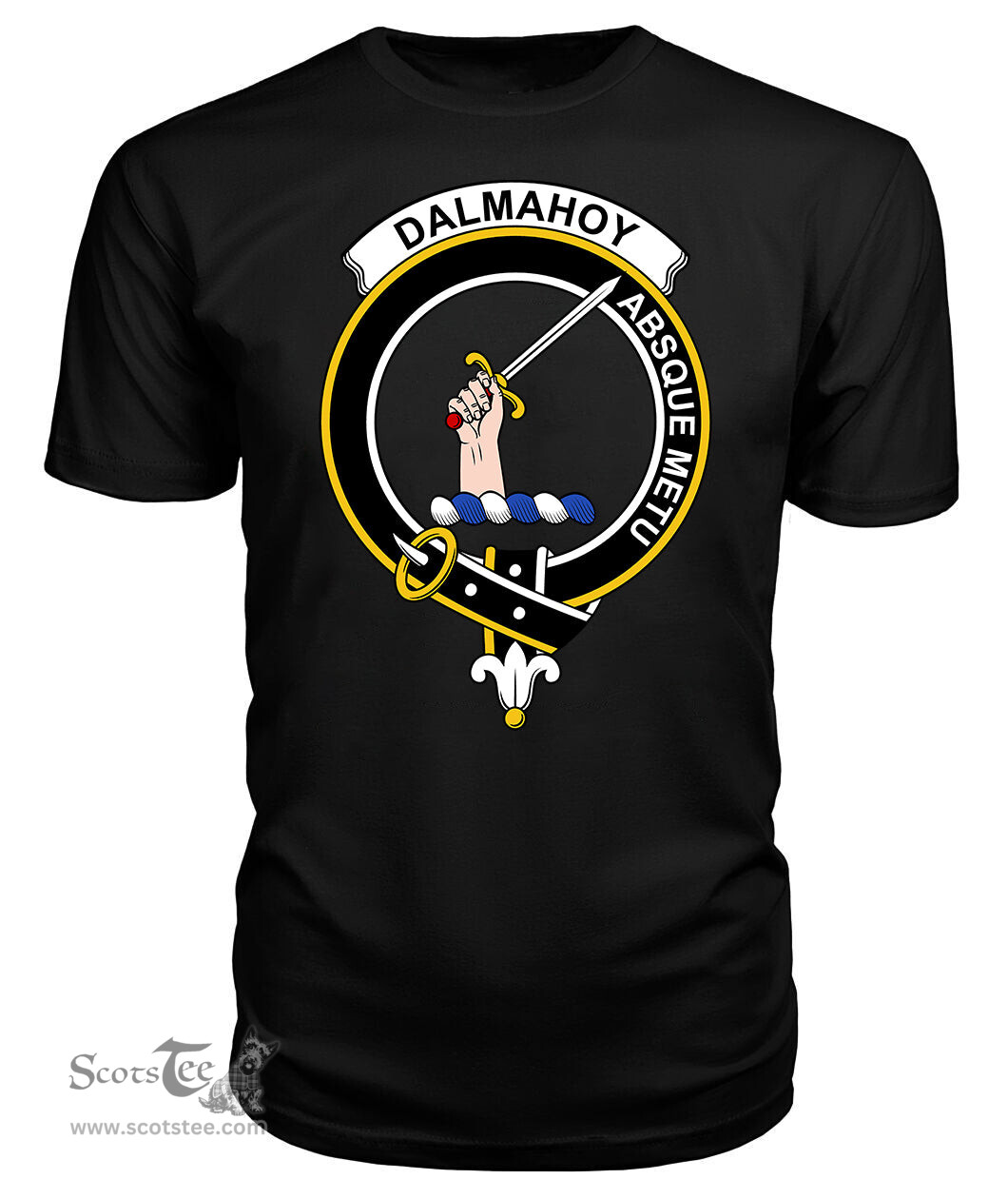 ScotsTee Shop Scottish Dalmahoy Clan Tartan Scottish Clans Crest T Shirt
