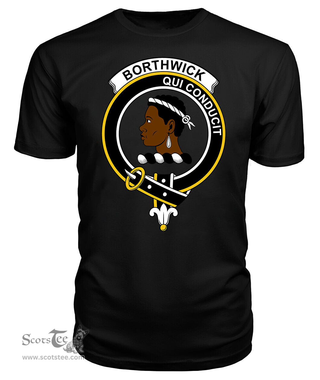 ScotsTee Shop Scottish Borthwick Clan Tartan Scottish Clans Crest T Shirt