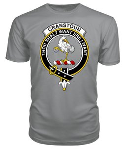 ScotsTee Shop Scottish Cranstoun Clan Tartan Scottish Clans Crest T Shirt