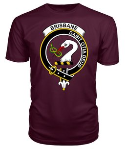 ScotsTee Shop Scottish Brisbane Clan Tartan Scottish Clans Crest T Shirt