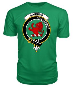 ScotsTee Shop Scottish Moubray Clan Tartan Scottish Clans Crest T Shirt